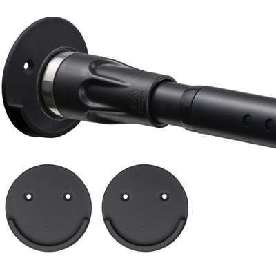 LunaLulinlk Shower Curtain Rod, Adjustable Heavy Duty Tension Curtain Rod 42-72 inch, No Drilling for Bathroom
