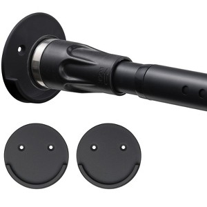 LunaLulinlk Shower Curtain Rod, Adjustable Heavy Duty Tension Curtain Rod 42-60 inch, No Drilling for Bathroom - 1 of 4