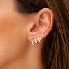 Gold Hoop Earrings for Women Trendy,14K Real Gold Plated Cute Stud Earrings Small Huggie Hoop Earrings non tarnish Jewelry for Women - 2 of 4