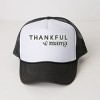 Simply Sage Market Thankful Mama Bold Heart Foam Trucker Hat - 2 of 3