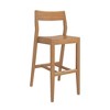 Plank+Beam Counter Height Stool, 44" Solid Wood Dining Chair for Kitchen Island, Breakfast Barstool Seating - 3 of 4