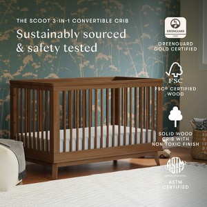 Babyletto Scoot 3-in-1 Convertible Crib with Toddler Rail - 1 of 4
