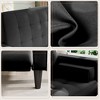 Kayamas 70" Small Loveseat Sofa Small Couch for Living Room, Comfy Love Seat with Removable Washable Cover and Solid Wood Frame - 4 of 4