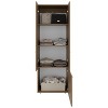 Kumasinova Freestanding Storage Wardrobe,Armoire Wardrobe Closet with 3 Doors and 4 Shelves,Wardrobe Closet for Bedroom,Entryway,Dressing Room - 2 of 4