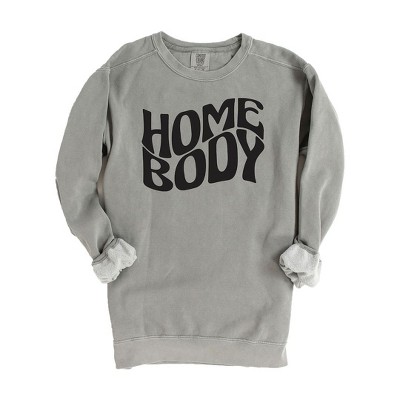 Simply Sage Market Women's  Garment Dyed Graphic Sweatshirt Homebody Wavy