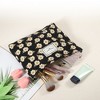 Unique Bargains Corduroy Flower Floral Makeup Bags and Organizers 1 Pc - 2 of 4