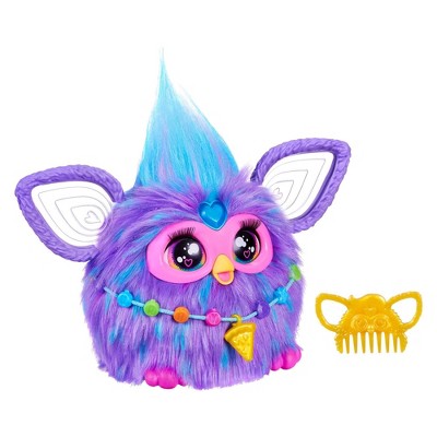  Furby Boom Pink Hearts Plush Toy : Toys & Games