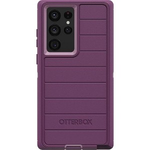 Refurbished: OtterBox DEFENDER SERIES Pro Case for Samsung Galaxy S22 Ultra - Happy Purple (77-86581) - Manufacturer Refurbished - 1 of 2