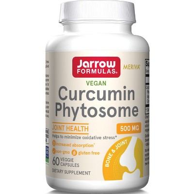 Jarrow Formulas, Inc. Vegan Curcumin Phytosome 500 mg 60 Veg Caps.