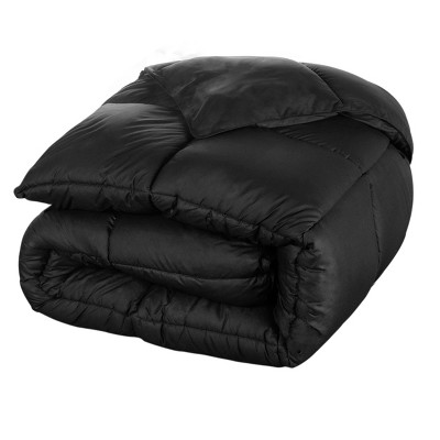 Brushed Microfiber Solid Comforter Reversible Medium Weight Down Alternative Bedding by Blue Nile Mills