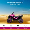 Resenkos Electric Ride-on Car,12V Kids ATV Quad Car with Forward & Backward Function, Four Wheeler for Kids, Pink - 4 of 4