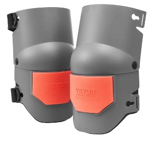 VEVOR Knee Pads for Work, Extra Thick Construction Knee Pads with Foam Cushion - Pro Safeguard & Comfort, Work Knee Pads, Gray and Orange - 1 of 4