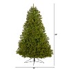 7ft. Spruce Flat Back Artificial Christmas Tree with 500 Warm White LED Lights and 960 Branches – Space-Saving X-Mas Tree - 2 of 4