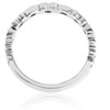 Pompeii3 14k White gold Hand Carved Womens Wedding Band Filigree Vintage Stackable Ring - 2 of 4