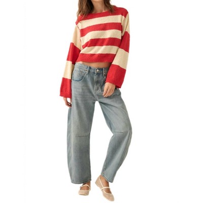 Women's Striped Knit Sweater - PROMESA