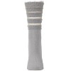 Memoi Women's Luxe Shimmer Sheer Stripe Plush Fuzzy Crew Socks - 2 of 4