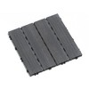 Dolonm Best Seller! 11 PCS WPC Composite Tiles - Dark Gray Heavy Duty 800lb, R11 Anti-Slip, Snap-Lock in 30 Mins - 2 of 4