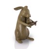 SPI Home Sharing a Story Garden Sculpture – 13.5-Inch Cast Aluminum Outdoor Decor with Whimsical Animal Reading Scene - 3 of 3