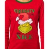 Seven Times Six Dr. Seuss Womens' GRINCH Who Stole Christmas New Nice Lounge Pajama Sets Multicoloured - 3 of 4