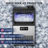 RAPSUAR 13.5in 80 lbs./24H Built-in/Freestanding Commercial Ice Maker With LCD Panel - 2 of 4
