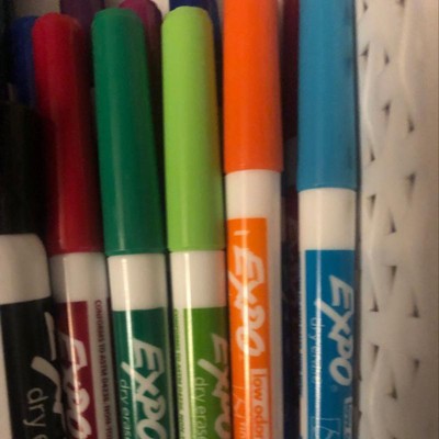 Expo Low-Odor Dry Erase Fine Tip Markers - Fine Marker Point - Assorted  Alcohol Based Ink - 21 / Pack - R&A Office Supplies