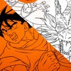Dragon Ball Z Goku & Shenron Crew Neck Short Sleeve Orange & White Split T-shirt - 3 of 4