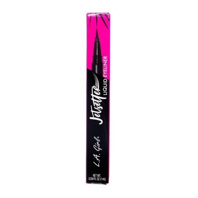 L.A. Girl Brush Jetsetter Liquid Eyeliner - Black - 0.034 fl oz