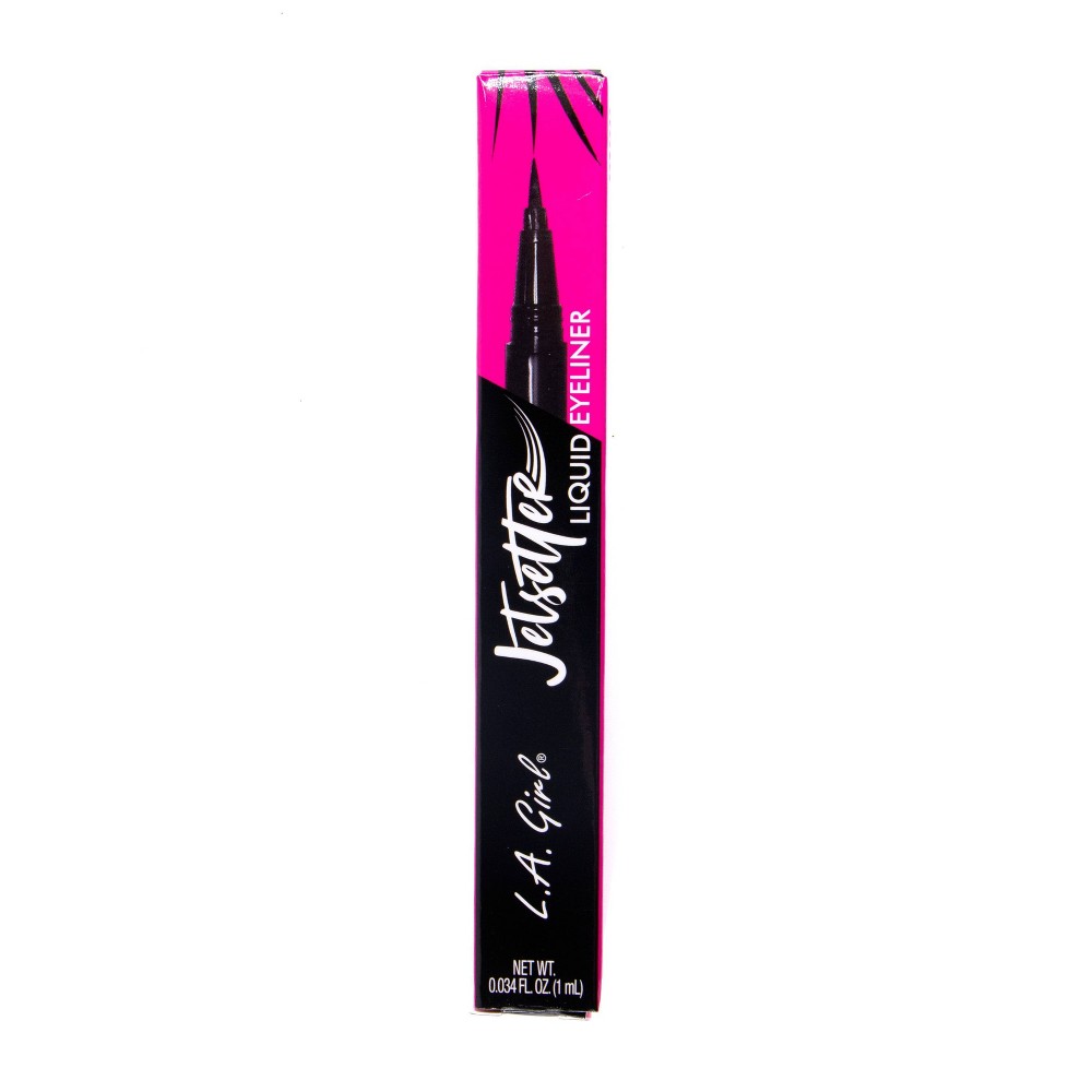 L.A. Girl Brush Jetsetter Liquid Eyeliner - Black - 0.034 fl oz