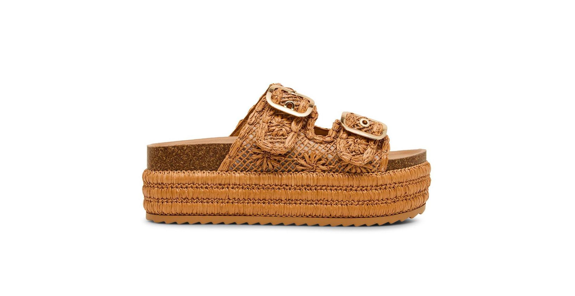MADDEN GIRL BALI-RF TAN RAFFIA