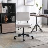 Corduroy Desk Chair Task Chair Home Office Chair Adjustable Height, Swivel Rolling Chair with Wheels for Adults Study Room-The Pop Home - 2 of 4