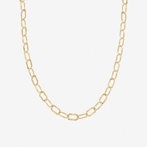 Bearfruit Jewelry Sterling Silver 18k Gold Plated Maddie Chain Necklace - 1 of 2