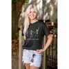 Christmas Skeletons Holiday Spirit Graphic T Shirt Men or Women Brisco Brands - 4 of 4