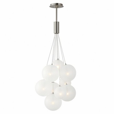 ET2 Lighting Burst 9 - Light Pendant in  Satin Nickel