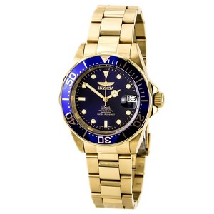 Invicta 8930 Men's Automatic Diver Blue Dial Gold Tone Steel Bracelet Watch - 1 of 4