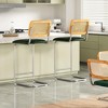 Infurnic Counter and Bar Stools, Modern Upholstered Bar Stools Set with Sturdy Legs, for Kitchen and Dining Room, 2PCS, Black, 17.7"*18.9"*42.5" - 2 of 4