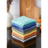 Design Imports  Windowpane Terry Dishcloth Set 6 Piece, 12X12", Brown - 3 of 4