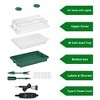 iMountek"2Pcs 40 Cells Seed Starter Tray with Grow Light, Adjustable Brightness, Timing & Humidity Dome"Transparent - 3 of 4