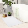Unique Bargains Cotton Absorbent Hotel Spa Luxury Bath Mat 28 x 18 Inch 1 Pc - 3 of 4