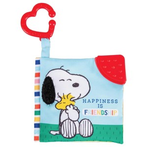 Peanuts Snoopy 5" Inch Soft Activity On the Go Teether Book Toy - 1 of 4