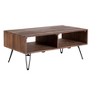 Vynxaria Reclaimed Wood Cocktail Table with Open Storage & Foldable Design - 4 of 4