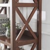 4 Tier Bookshelf, Bookcase Shelf Storage Organizer, Open Display Storage Book Shelves, Modern Book Shelf For Study Living Room Home Office - 3 of 4