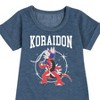 - Pokémon - Koraidon Collegiate Graphic Short Sleeve Fleece Dress - 2 of 4