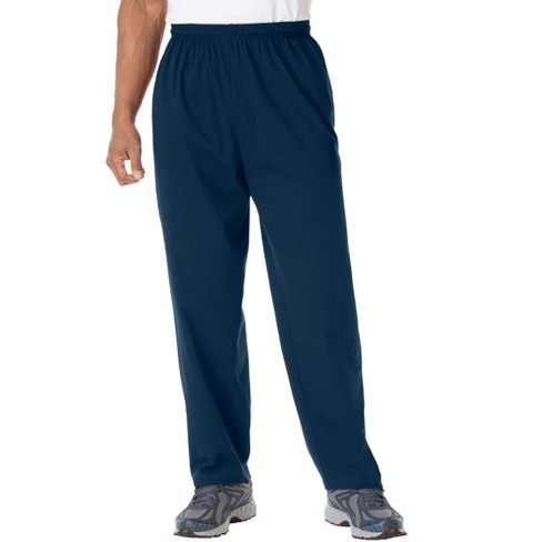 Kingsize Men's Big & Tall Lightweight Jersey Open Bottom Sweatpants ...