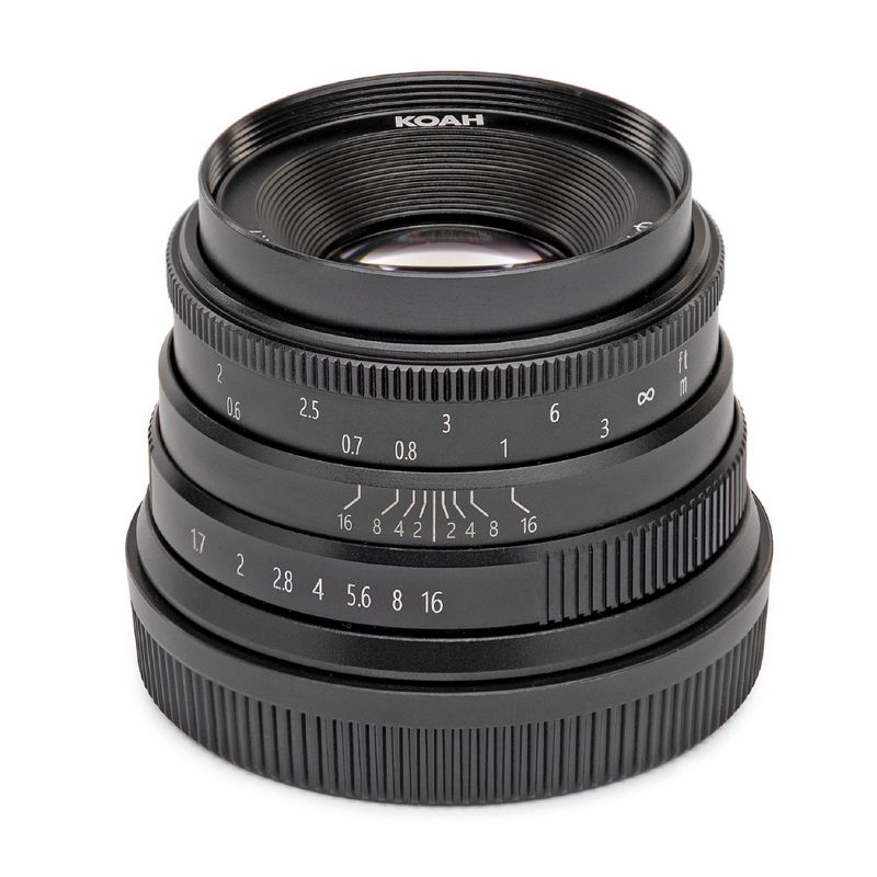 Koah Artisans Series 35mm f/1.7 Manual Focus Lens for Sony E (Black), 2 of 4