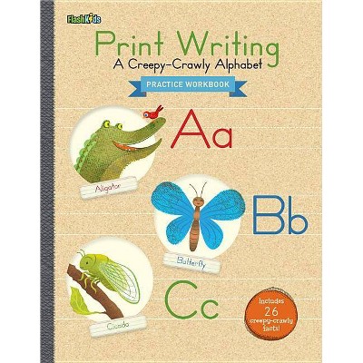 Print Writing Practice Workbook - by  Flash Kids (Paperback)