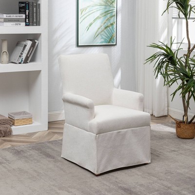 Classic Covered Dining Arm Chair - WOVENBYRD