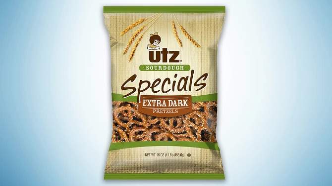 Utz Sourdough Specials Extra Dark Pretzels - 16oz, 2 of 7, play video