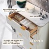 SinCiDo Modern Fluted Drawer Dresser, Gold Accents, Wood TV Stand & Storage Dressers Organizer for Bedroom, Living Room - 4 of 4