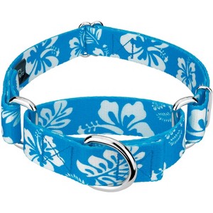 Country Brook Petz Blue Hawaiian Martingale Dog Collar (1 Inch, Medium) - 1 of 4