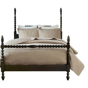 Gracie Mills Rogelio Hand-Quilted Channel Stitching Cotton Quilt Set - 1 of 4